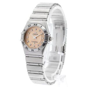 OMEGA Constellation Cindy Crawford 1564.65 12P diamond Quartz Ladies _894724